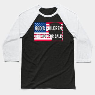 God's Children Are Not For Sale Trump Baseball T-Shirt